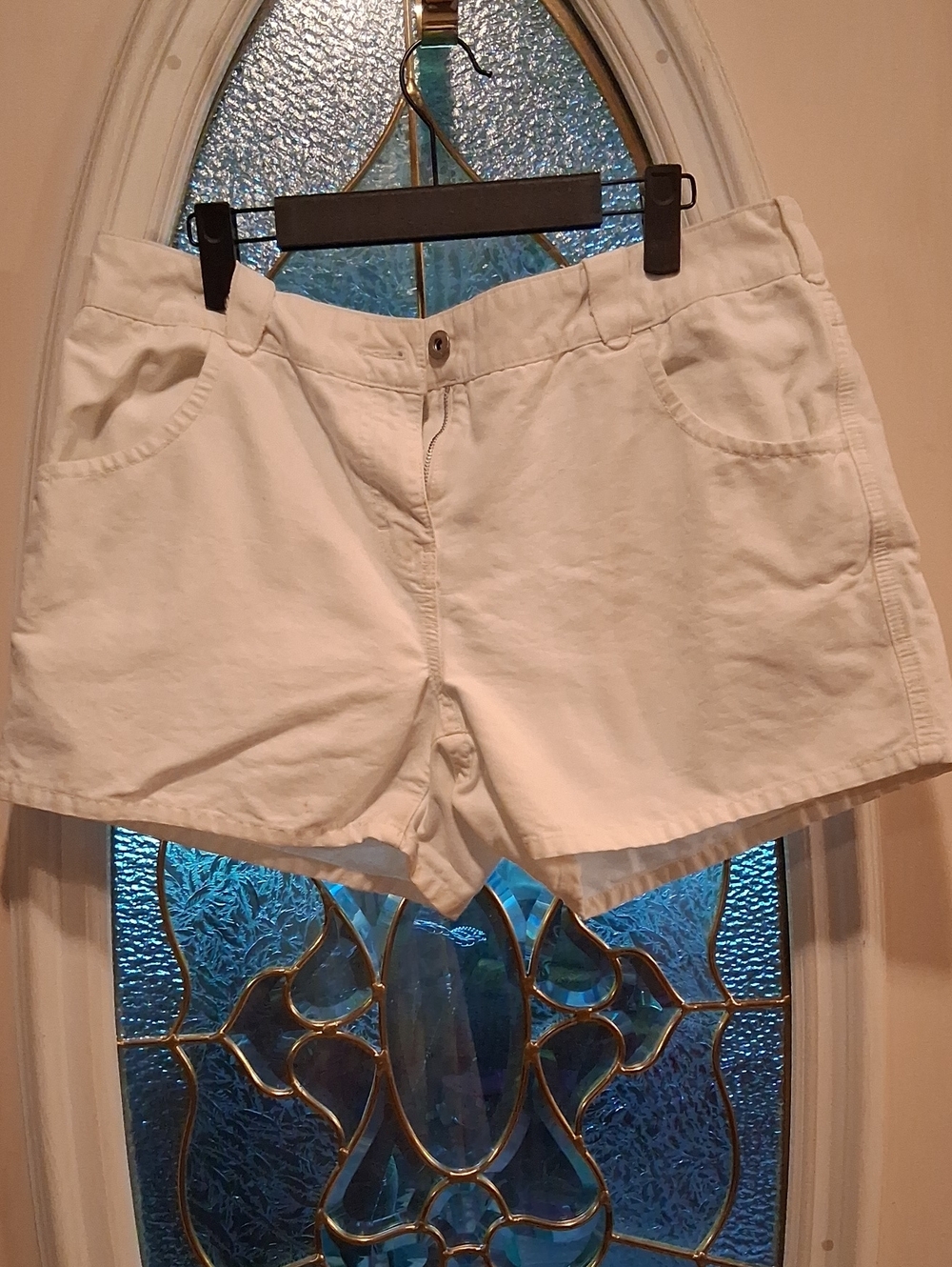 Tommy Hilfiger White Women's Cotton Shorts